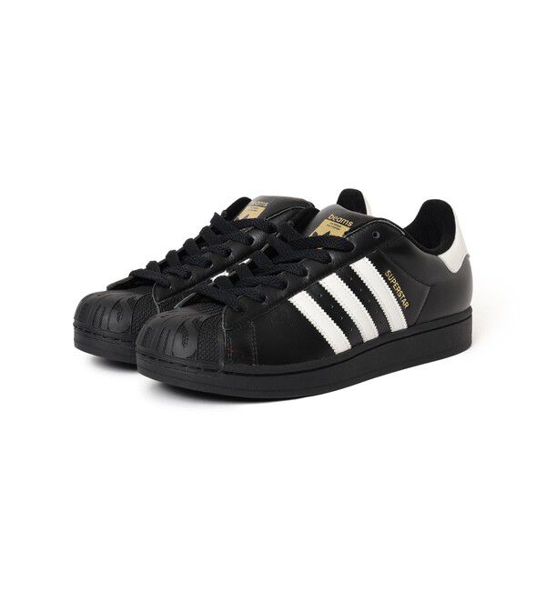 BEAMS「【別注】adidas / SUPERSTAR II BLACK」|スニーカー|BLACK