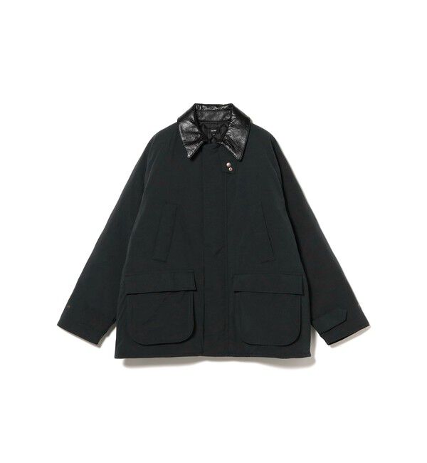 BEAMS「中綿 フィールドコート」|ダッフルコート|BLACK