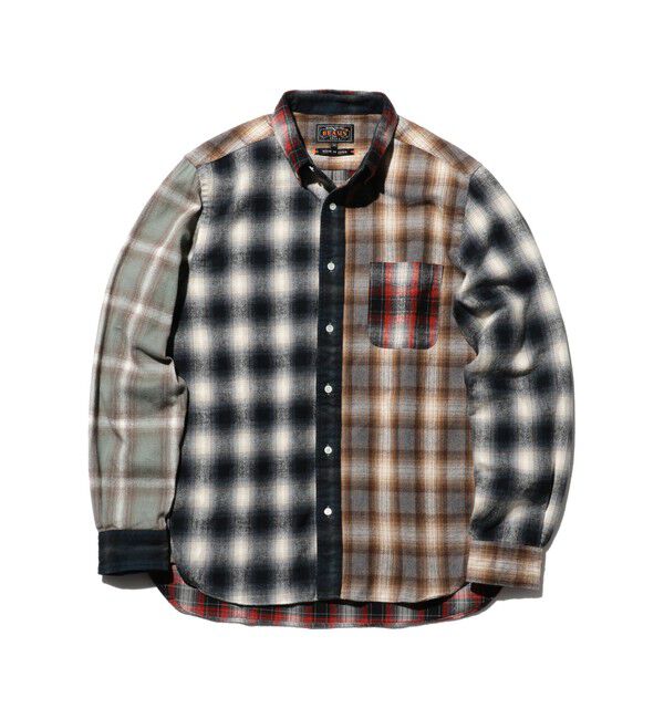 BEAMS PLUS「B.D. flannel Plaid Panel」|シャツ・ブラウス|