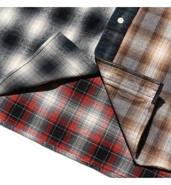 BEAMS PLUS「B.D. flannel Plaid Panel」|シャツ・ブラウス|