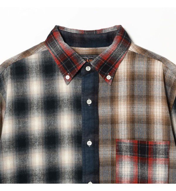 BEAMS PLUS「B.D. flannel Plaid Panel」|シャツ・ブラウス|