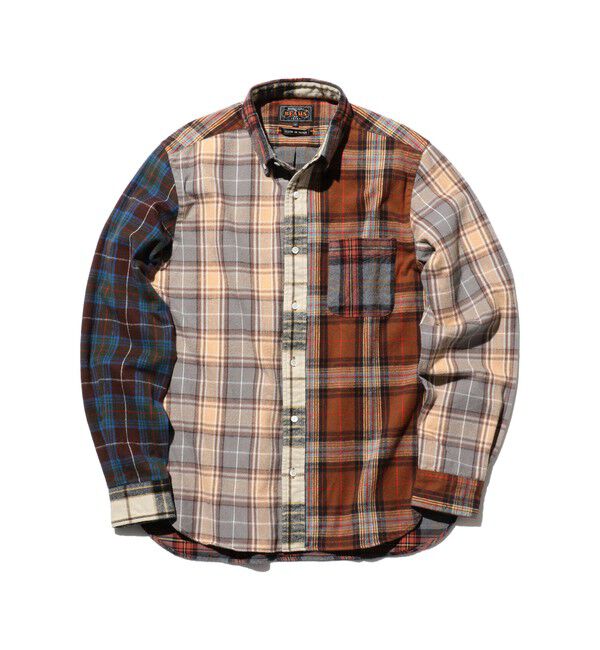 BEAMS PLUS「B.D. flannel Plaid Panel」|シャツ・ブラウス|