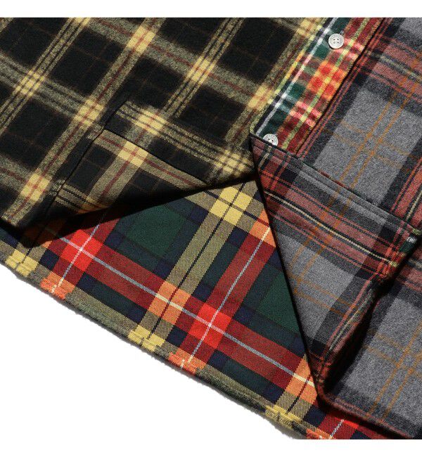 BEAMS PLUS「B.D. flannel Plaid Panel」|シャツ・ブラウス|