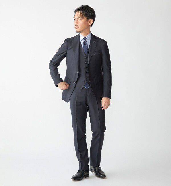 SHIPS「SHIPS: LORO PIANA FABRIC  オーストラリス 無地 S3B スーツ」|スーツ|