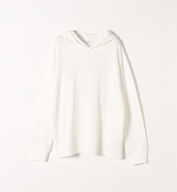 SHIPS any「SHIPS any:〈洗濯機可能〉ワッフル フーディ プルオーバー」|Tシャツ・カットソー|