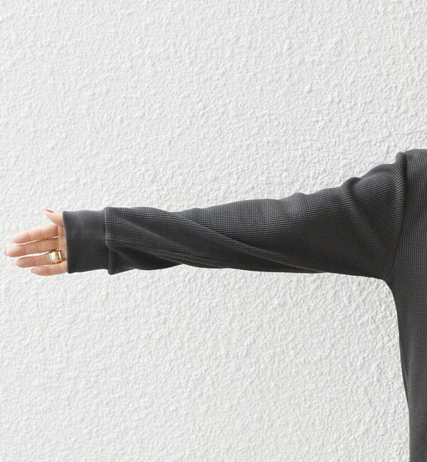 SHIPS any「SHIPS any:〈洗濯機可能〉ワッフル フーディ プルオーバー」|Tシャツ・カットソー|