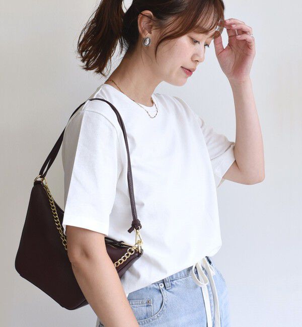 SHIPS for women「〈手洗い可能〉ベーシック TEE」|Tシャツ・カットソー|