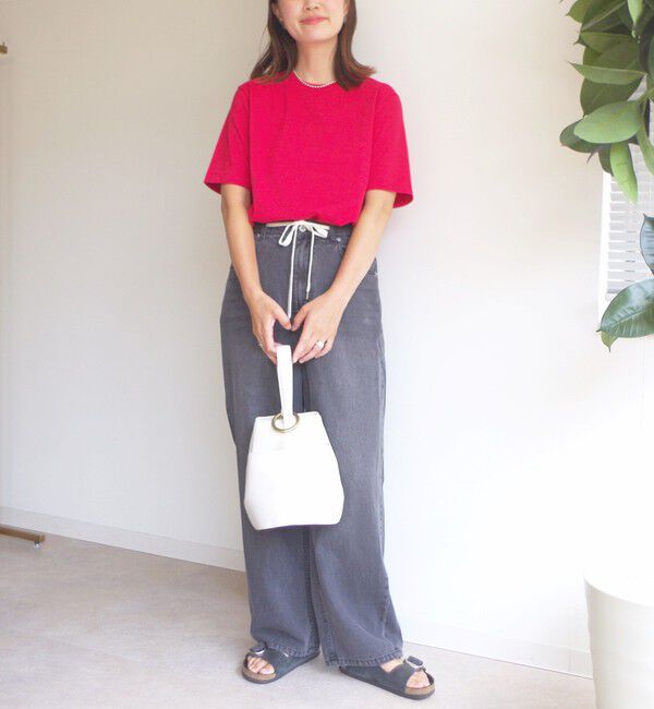 SHIPS for women「〈手洗い可能〉ベーシック TEE」|Tシャツ・カットソー|