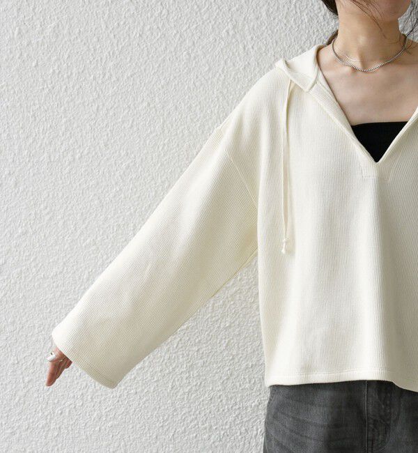 SHIPS any「SHIPS any:〈手洗い可能〉サカリバ フード ショート プルオーバー」|その他|