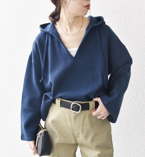 SHIPS any「SHIPS any:〈手洗い可能〉サカリバ フード ショート プルオーバー」|その他|