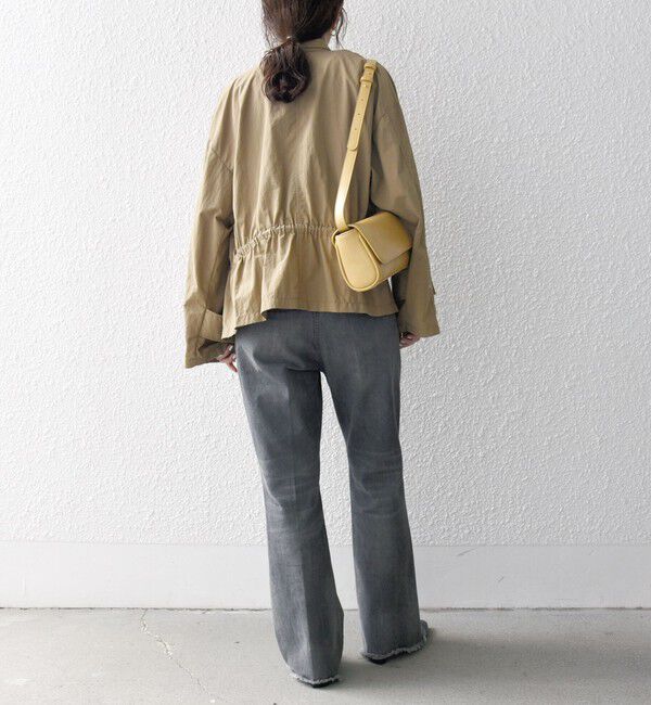 SHIPS any「SHIPS any:〈撥水・洗濯機可能〉スタンドカラー ドロスト ショート ブルゾン」|ブルゾン・スタジャン|