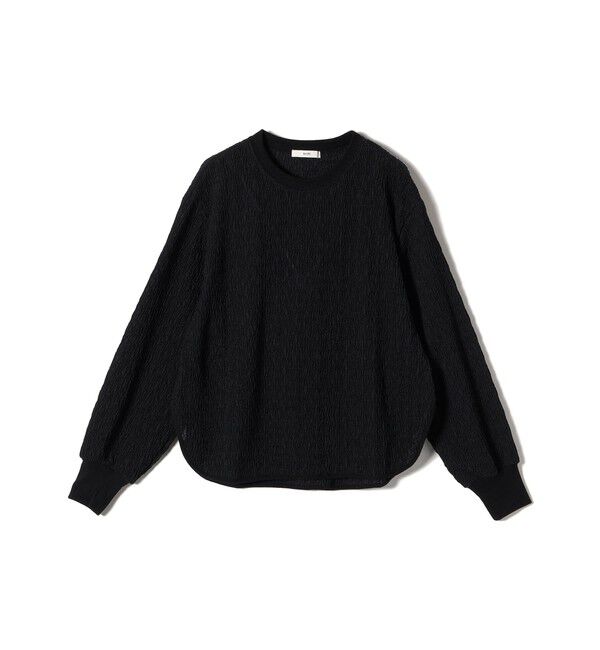 SHIPS for women「【WEB限定】〈手洗い可能〉ランダムブルーゼ ロングスリーブ プルオーバー」|プルオーバー|