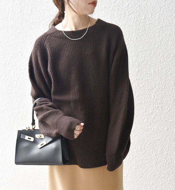 SHIPS any「SHIPS any:〈手洗い可能〉AQUA カシミヤ ミックス ハイネック ニット」|ニット・セーター|