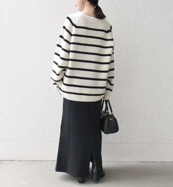 SHIPS any「SHIPS any:〈手洗い可能〉AQUA カシミヤ ミックス ハイネック ニット」|ニット・セーター|