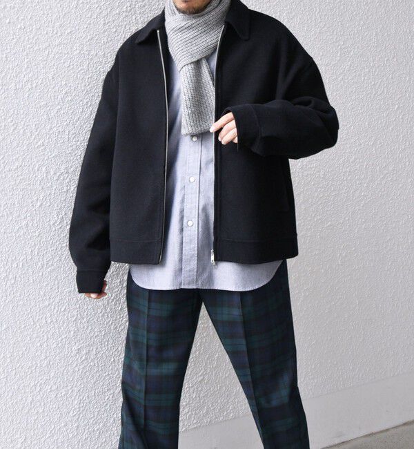 SHIPS any「SHIPS any: リバー メルトン オーバーサイズ ジップ ブルゾン◇」|ブルゾン・スタジャン|