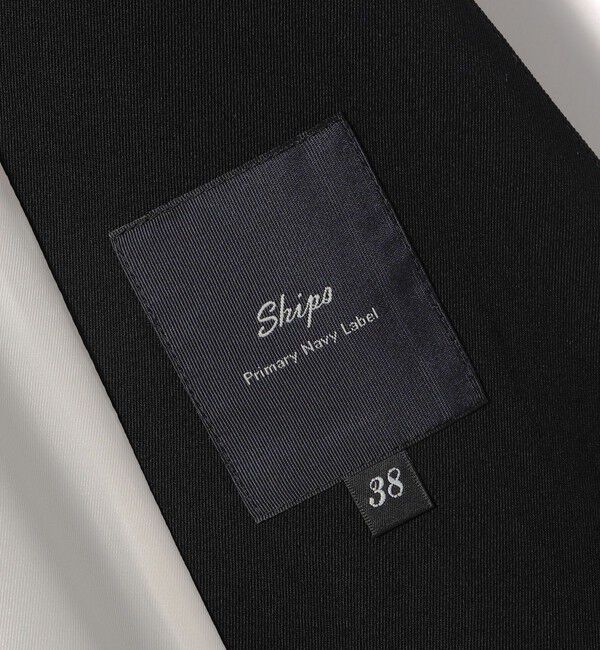 SHIPS for women「SHIPS Primary Navy Label: セミ フォーマル 梳毛 カラーレス ジャケット（セットアップ対応）」|ノーカラージャケット|