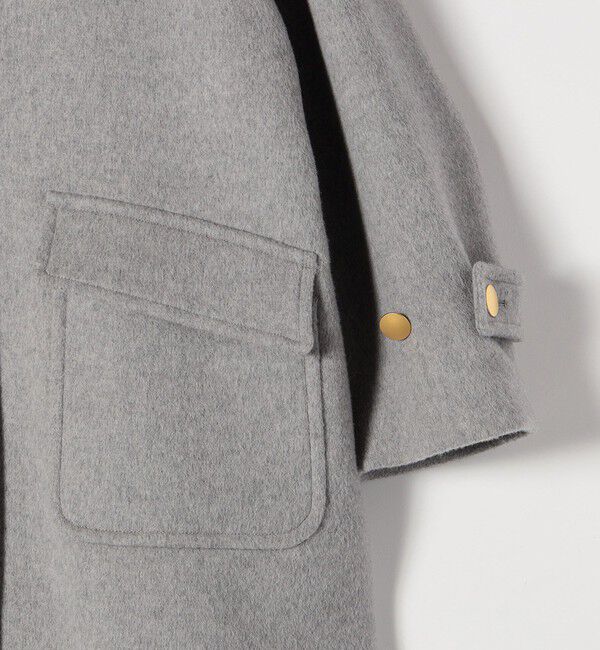 SHIPS any「SHIPS any: ノンミュールジングウール ステンカラー ミディ コート」|ステンカラーコート|