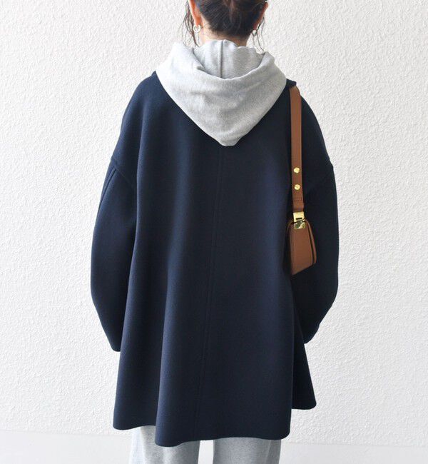 SHIPS any「SHIPS any: ノンミュールジングウール ステンカラー ミディ コート」|ステンカラーコート|