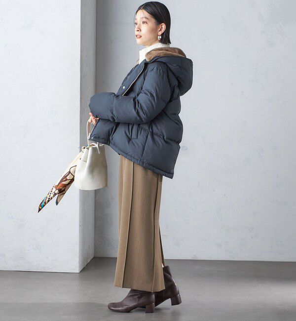 SHIPS for women「ファー付 ダウンコート」|ダウン|