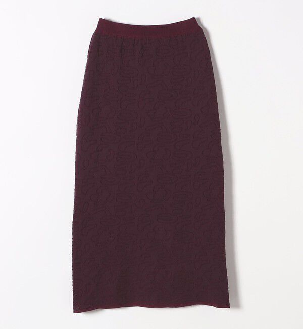 SHIPS any「SHIPS any:〈手洗い可能〉ジャカード バンピー Iライン ロング スカート」|スカート|