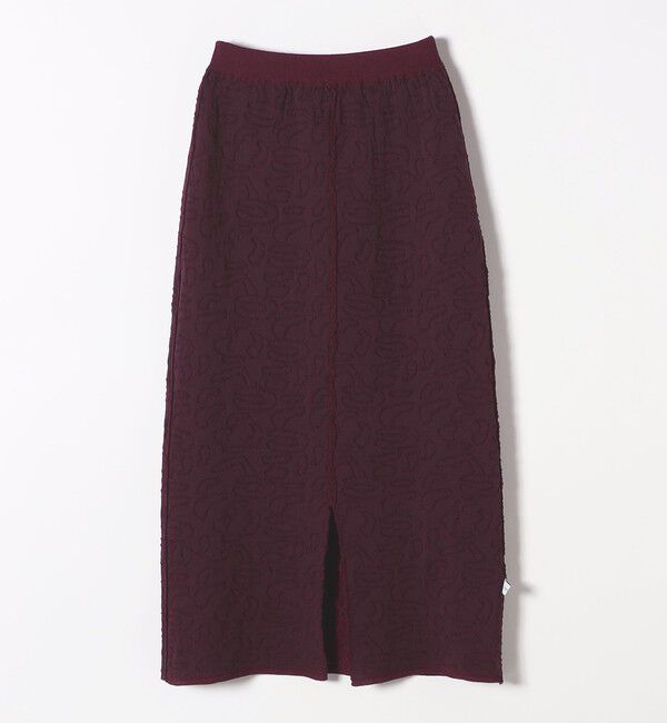 SHIPS any「SHIPS any:〈手洗い可能〉ジャカード バンピー Iライン ロング スカート」|スカート|