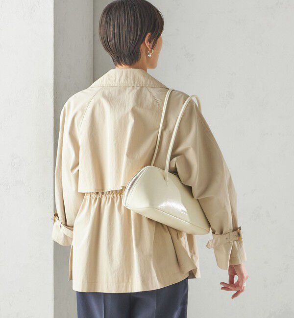 SHIPS for women「〈撥水加工〉ドロスト ショート トレンチ コート」|トレンチコート|