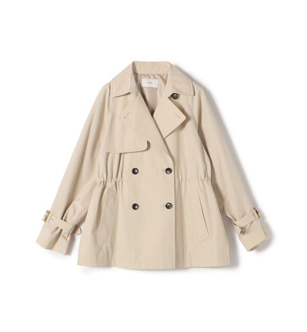 SHIPS for women「〈撥水加工〉ドロスト ショート トレンチ コート」|トレンチコート|