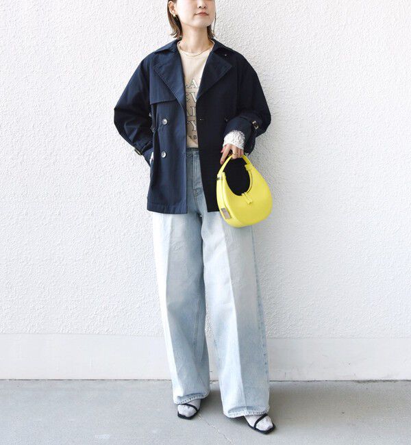 SHIPS for women「〈撥水加工〉ドロスト ショート トレンチ コート」|トレンチコート|