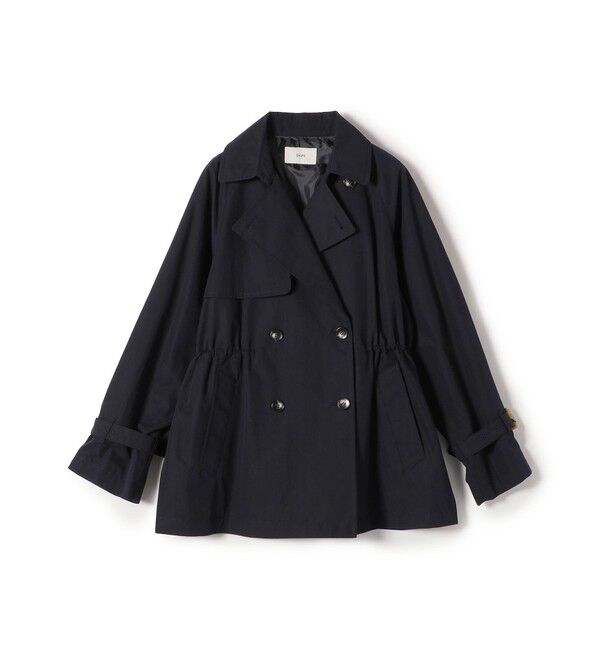 SHIPS for women「〈撥水加工〉ドロスト ショート トレンチ コート」|トレンチコート|