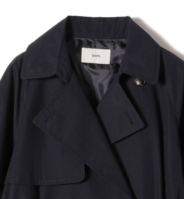SHIPS for women「〈撥水加工〉ドロスト ショート トレンチ コート」|トレンチコート|