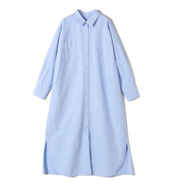 SHIPS for women「〈洗濯機可能〉ワンポイント 刺繍 シャツ ワンピース」|ワンピース|