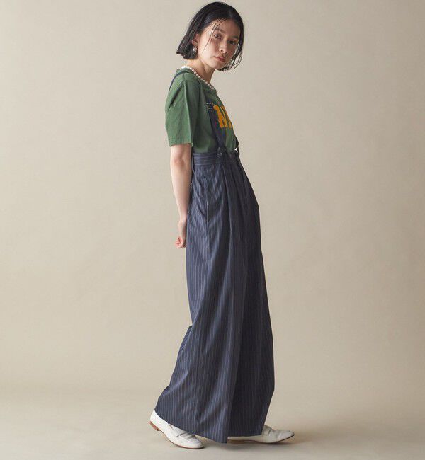 SHIPS for women「SHIPS NINE CASE:〈手洗い可能〉サスペンダー パンツ」|その他|