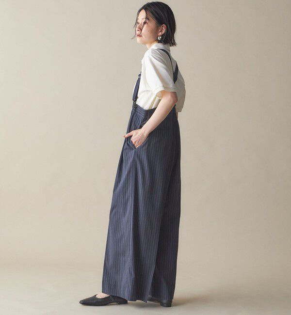 SHIPS for women「SHIPS NINE CASE:〈手洗い可能〉サスペンダー パンツ」|その他|