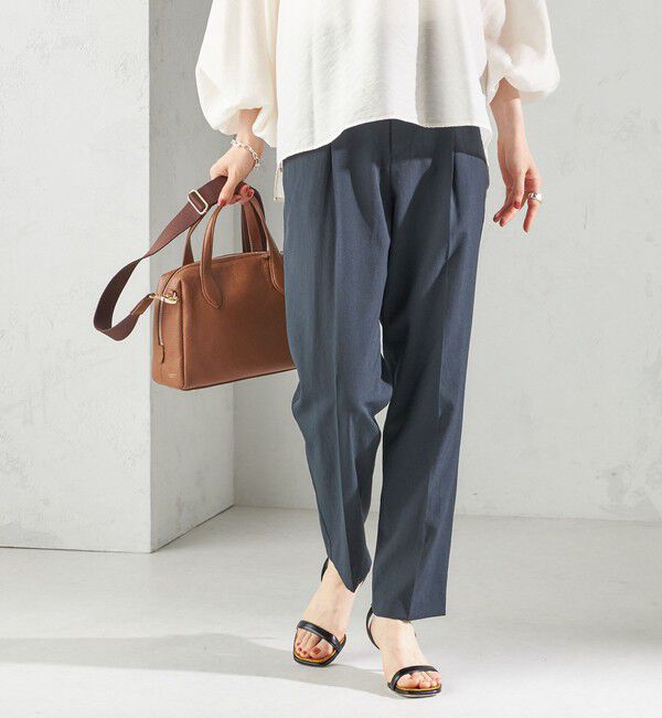 SHIPS for women「〈手洗い可能〉FUNCTIONAL テーパード パンツ（セットアップ対応）」|その他|