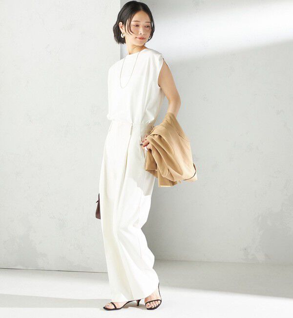 SHIPS for women「〈接触冷感〉ポンチ ノースリーブ プルオーバー」|Tシャツ・カットソー|