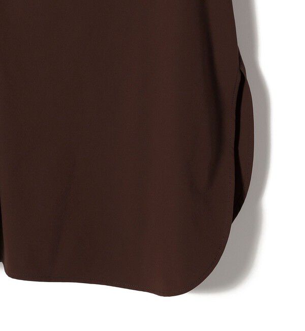 SHIPS for women「〈接触冷感 / 撥水加工〉TEX BRID(R)タフタ スキッパー 5分袖 ブラウス」|シャツ・ブラウス|