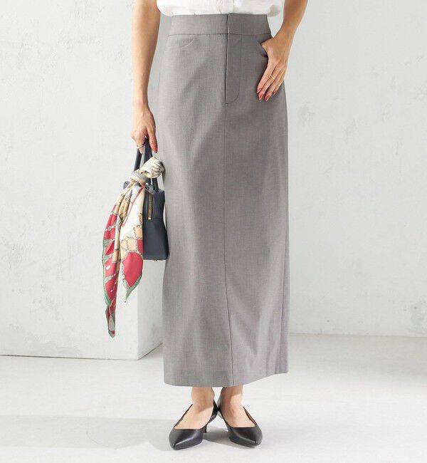 SHIPS for women「〈洗濯機可能〉マルチ ファンクション ロング タイト スカート」|スカート|
