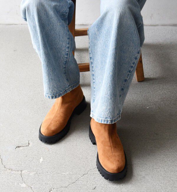 SHIPS any「SHIPS any: プラットフォーム ショート ブーツ」|ショートブーツ|