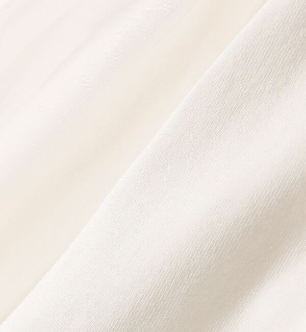 SHIPS for women「【WEB限定】〈手洗い可能〉シアー コンビ 裾 ドロスト プルオーバー」|プルオーバー|