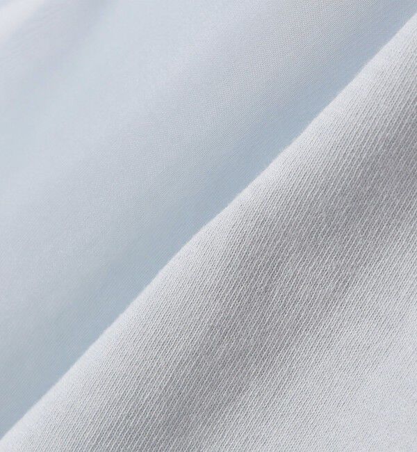 SHIPS for women「【WEB限定】〈手洗い可能〉シアー コンビ 裾 ドロスト プルオーバー」|プルオーバー|