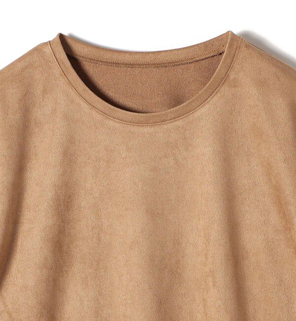 SHIPS for women「〈手洗い可能〉ポリエステル スエード ワイド スリーブ プルオーバー」|Tシャツ・カットソー|
