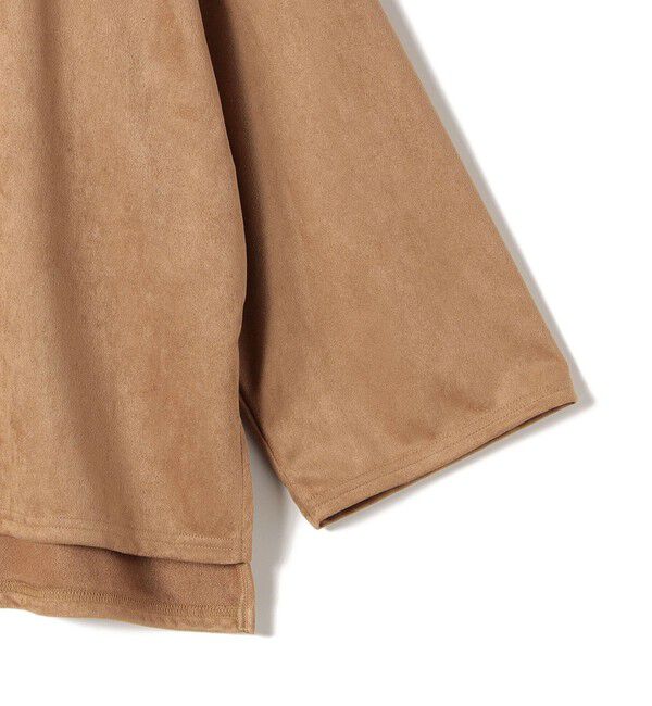 SHIPS for women「〈手洗い可能〉ポリエステル スエード ワイド スリーブ プルオーバー」|Tシャツ・カットソー|