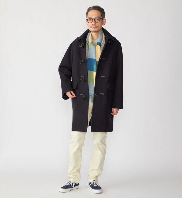 SHIPS「SHIPS: S140 ウールシルク ダッフル コート」|ダッフルコート|