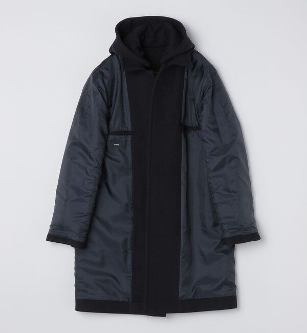 SHIPS「SHIPS: S140 ウールシルク ダッフル コート」|ダッフルコート|
