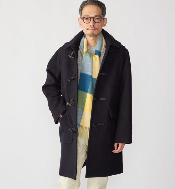 SHIPS「SHIPS: S140 ウールシルク ダッフル コート」|ダッフルコート|