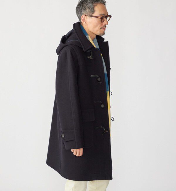 SHIPS「SHIPS: S140 ウールシルク ダッフル コート」|ダッフルコート|
