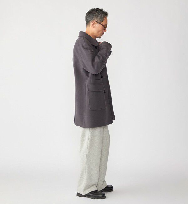 SHIPS「SHIPS: S140 ウールシルク ステンカラー コート」|ステンカラーコート|