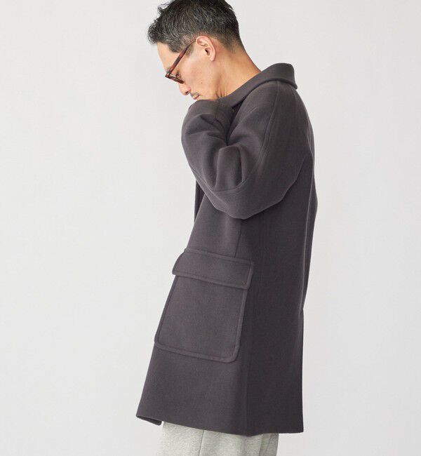 SHIPS「SHIPS: S140 ウールシルク ステンカラー コート」|ステンカラーコート|