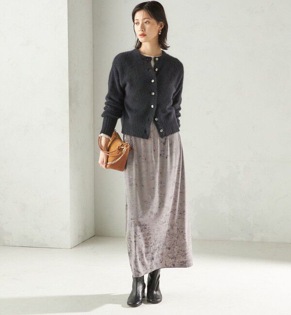 SHIPS for women「〈手洗い可能〉フォックス クルーネック ニット カーディガン」|カーディガン|