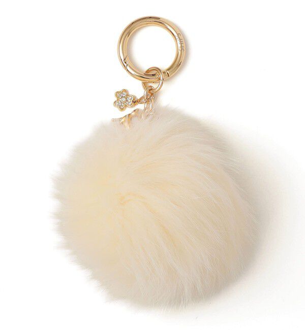 SHIPS for women「フォックス ファーポンポン チャーム」|チャーム・キーホルダー|
